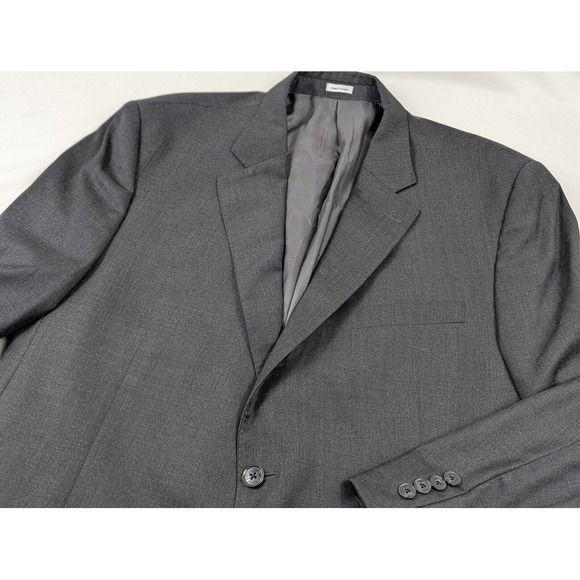 Peter Millar Other - Peter Millar Gray Wool Blazer Size 48R Sport Coat Jacket Mens 2‎ Button